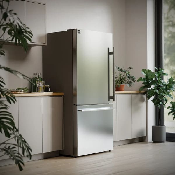 FORNO 2-Piece Appliance Package - 30-Inch Electric Range and 31-Inch Refrigerator, Left Hinge in Stainless Steel FBDL-013-02CAUS