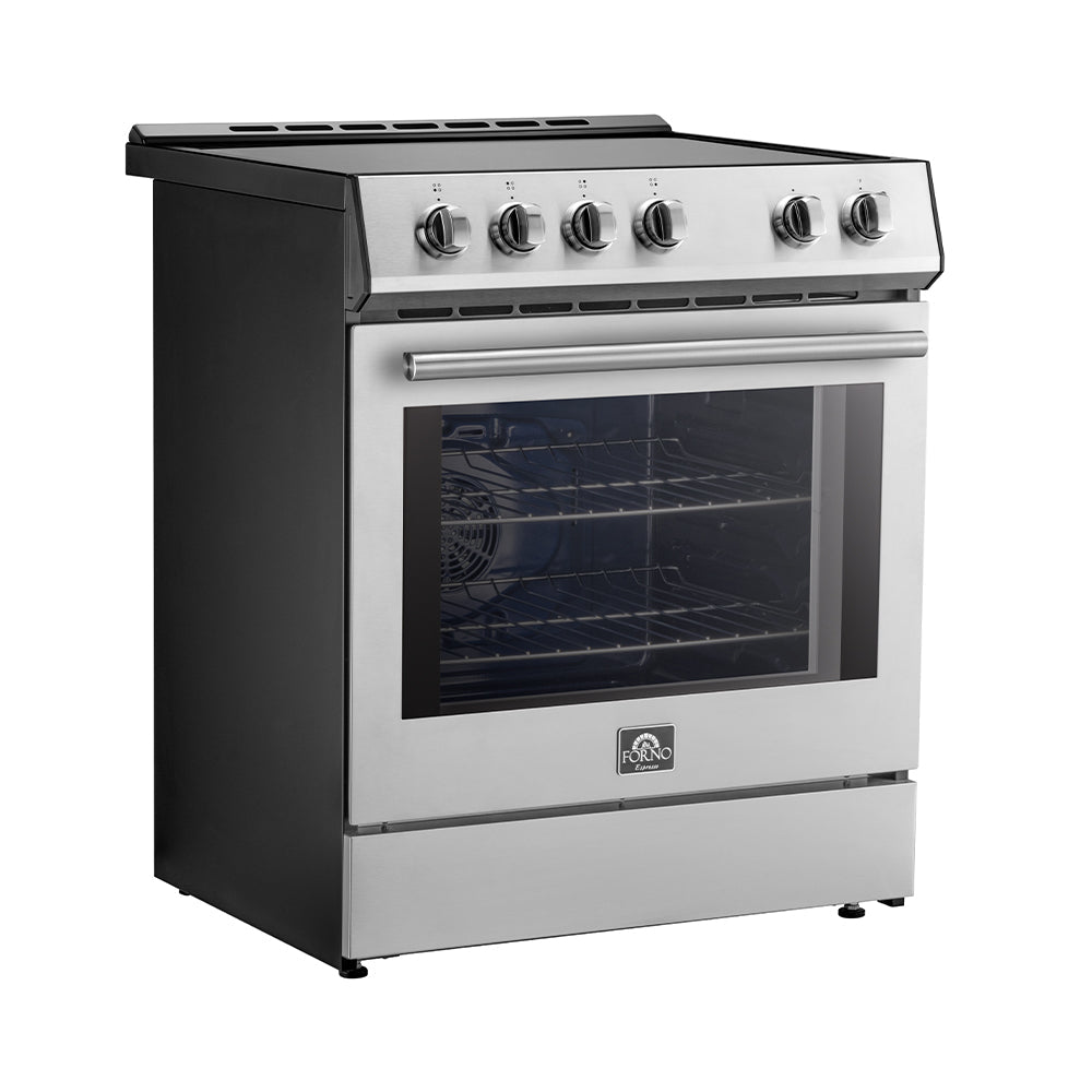 FORNO Leonardo Espresso 30" Slide-In Electric Induction in Stainless-Steel - FFSIN0982-30