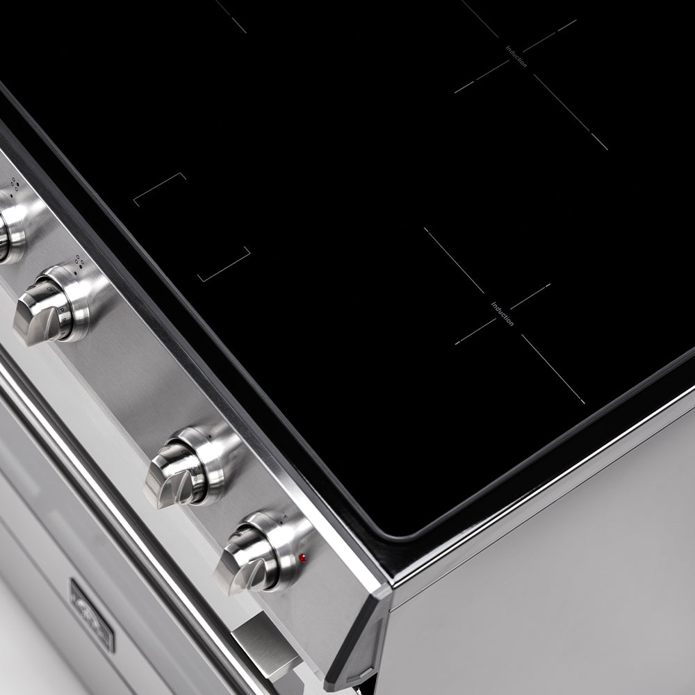 FORNO Leonardo Espresso 30" Slide-In Electric Induction in Stainless-Steel - FFSIN0982-30