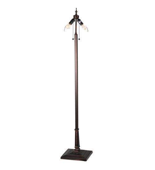 Meyda 65" High Mission 2 Light Floor Base '18817