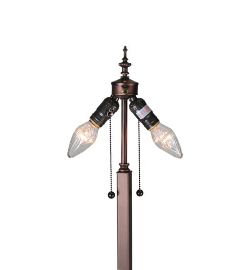 Meyda 65" High Mission 2 Light Floor Base '18817