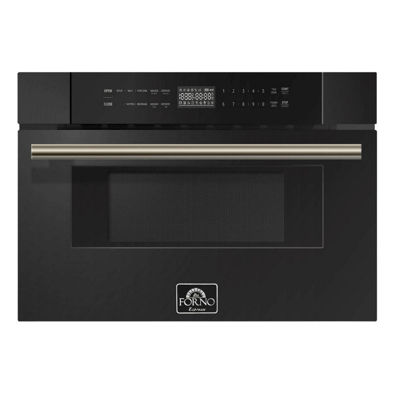 FORNO Capoliveri 30 Inch Stainless-Steel 1000 Watts Microwave Drawer 1.2 cu.ft. - FMWDR3000-30