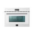 FORNO Oliena Espresso Black 24″ 1750 Watt Compact Oven & 1000 Watt Microwave, 1.6 cu. ft. - FMWDR3093-24BLK