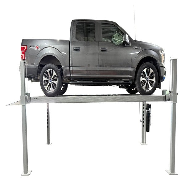 Side view of Ford F-150 on NOS10000 automotive storage lift