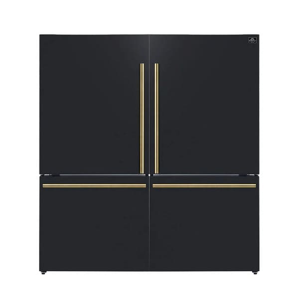 FORNO Milano Espresso Package - 62-Inch, 34.4 cu. ft. Refrigerators with Bottom Freezers