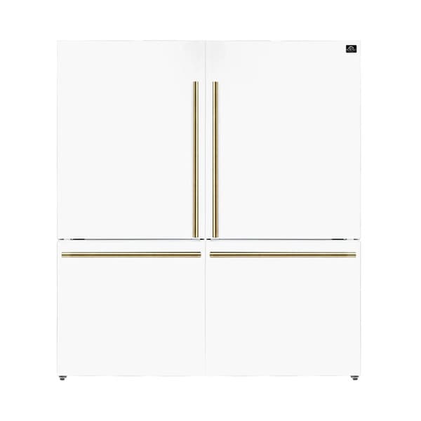 FORNO Milano Espresso Package - 62-Inch, 34.4 cu. ft. Refrigerators with Bottom Freezers
