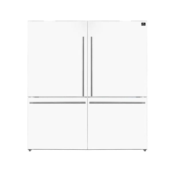 FORNO Milano Espresso Package - 62-Inch, 34.4 cu. ft. Refrigerators with Bottom Freezers