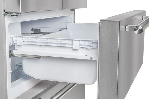 FORNO 3-Piece Appliance Package - 36-Inch Marco Gas Range, French Door Refrigerator, & Dishwasher in Stainless Steel FBDL-009-01CAUS