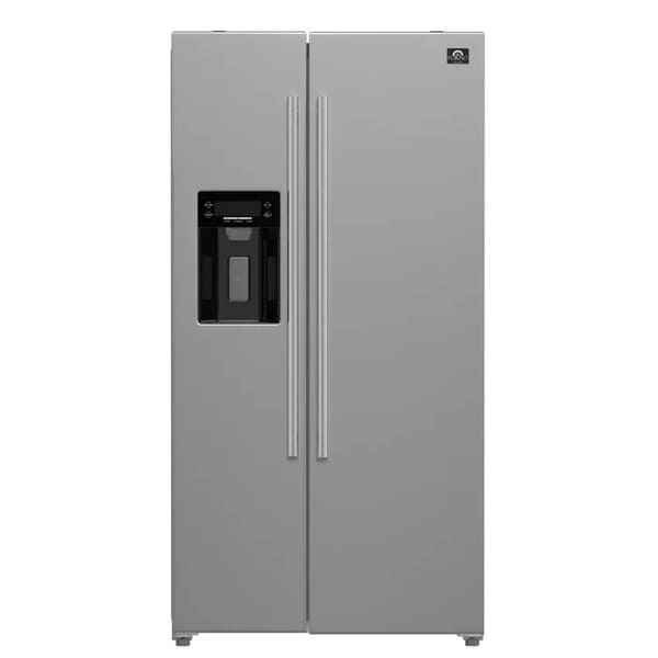 FORNO 2-Piece Appliance Package - 30-Inch Electric Range and 36-Inch Side by Side Refrigerator with Water Dispenser in Stainless Steel FBDL-013-04CAUS