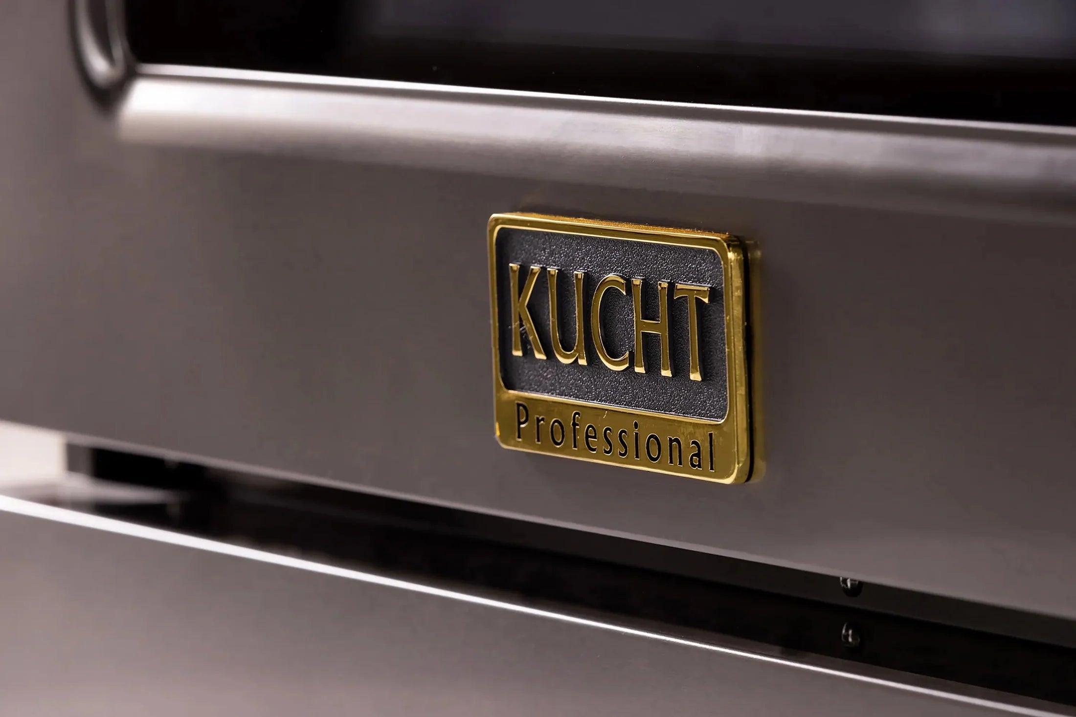 KUCHT Gemstone Professional 48-Inch 46.7 Cu. Ft. Dual Fuel Range for Natural Gas with Sealed Burners and Convection Oven in Titanium Stainless Steel KED484