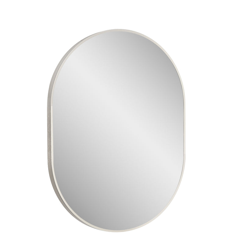 Design Element Vera Oval Vanity Mirror Metal Frame 24" W X 32" H MIR-2432-OV