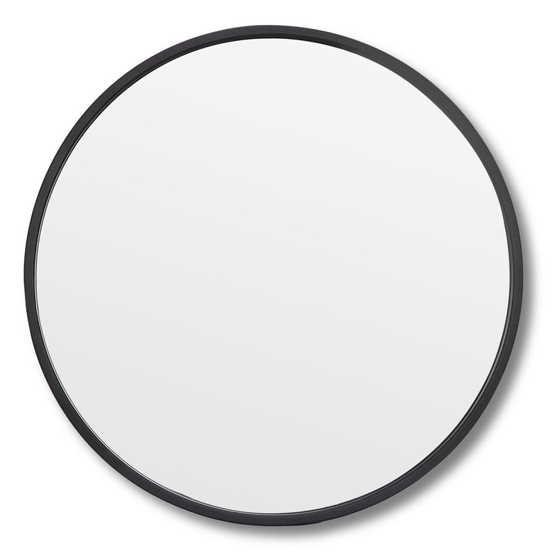 Design Element Vera Round Vanity Mirror Stainless Steel Frame 28" X 28" Round MIR-2828-RR