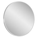 Design Element Vera Round Vanity Mirror Stainless Steel Frame 28" X 28" Round MIR-2828-RR