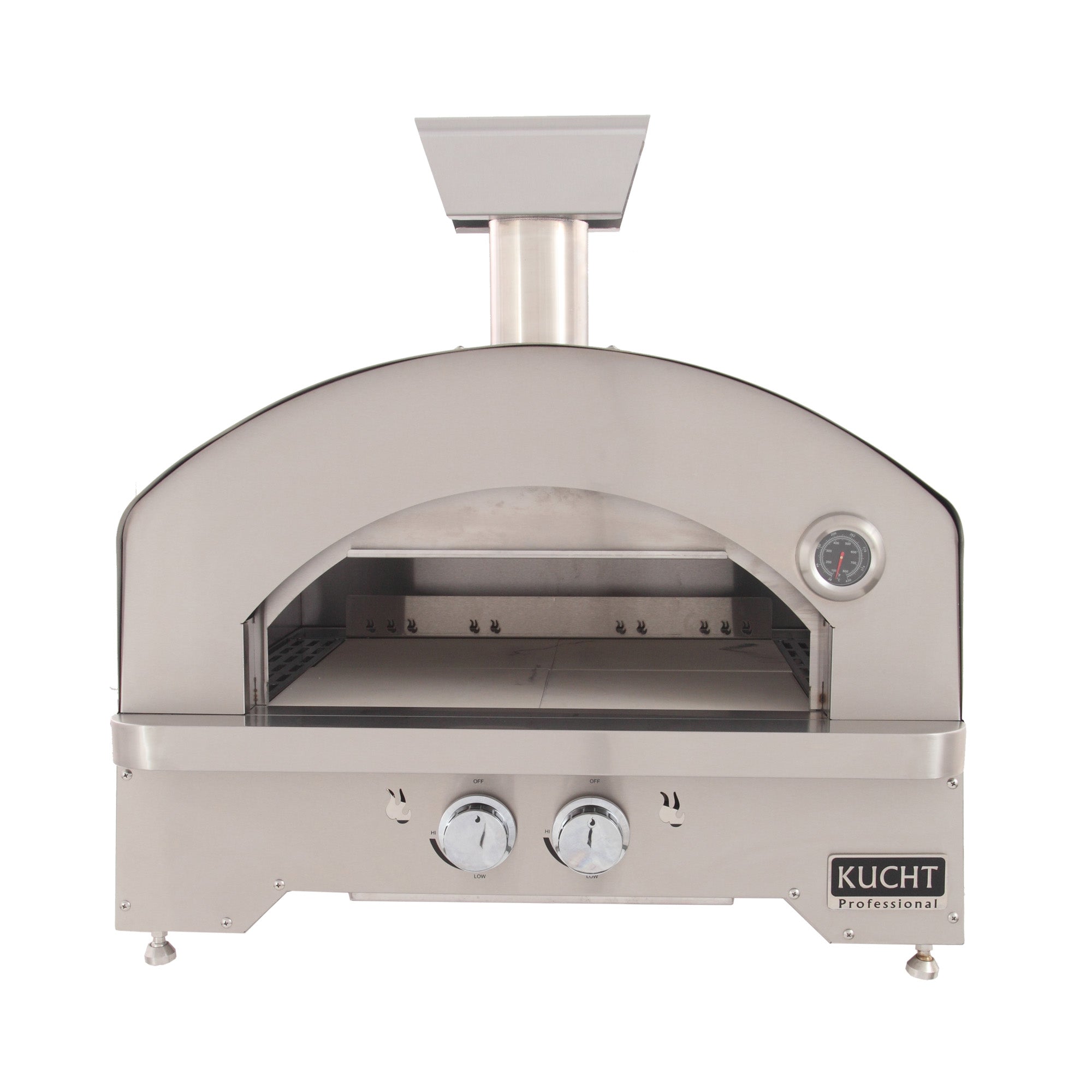 Kucht Napoli Countertop & Gas Powered Outdoor Oven in Stainless Steel NAPOLI-S