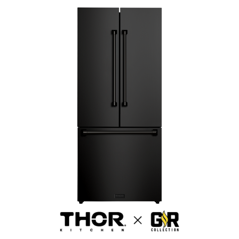 Gordon Ramsay by THOR Kitchen Package - 36" Electric Range, 30" Refrigerator with Ice Maker and Dishwasher in Stainless Steel, AP-RSE36B-1