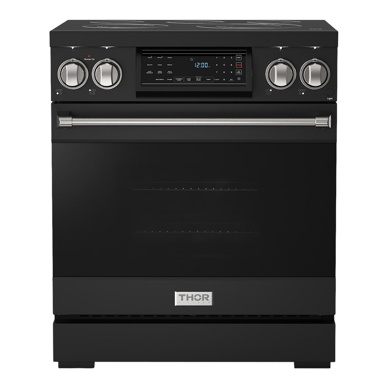 Gordon Ramsay by THOR Kitchen 30" 4.55 cu. ft. Professional Electric Range with Tilt Panel Touch Control, Self-Clean and Air Fry in Stainless Steel, RSE30B