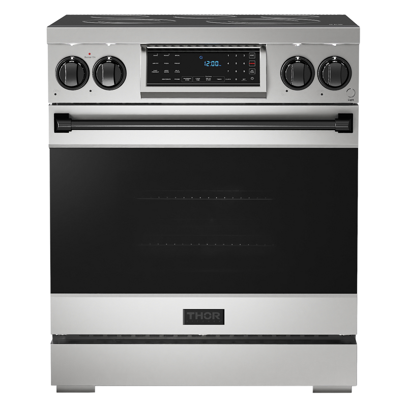 Gordon Ramsay by THOR Kitchen 30" 4.55 cu. ft. Professional Electric Range with Tilt Panel Touch Control, Self-Clean and Air Fry in Stainless Steel, RSE30