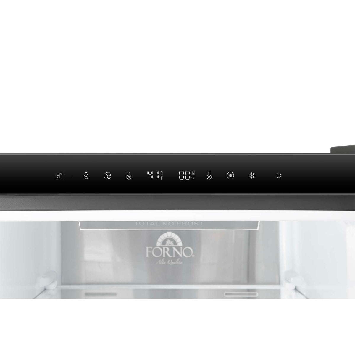 FORNO Custodia 24" Bottom Freezer, 10.3 cf., Right Swing, Total No frost, Stainless Steel handles