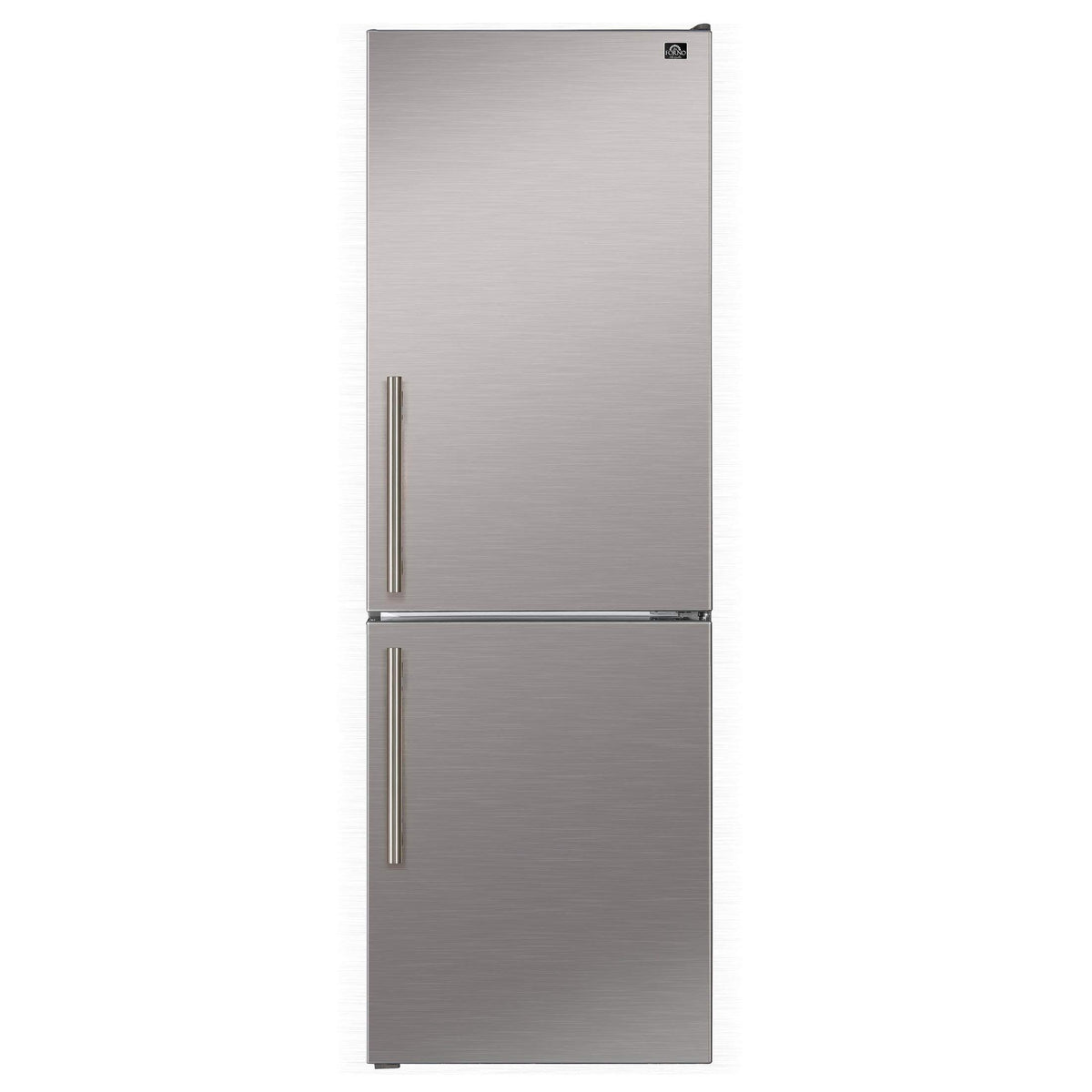 FORNO Custodia 24" Bottom Freezer, 10.3 cf., Right Swing, Total No frost, Stainless Steel handles