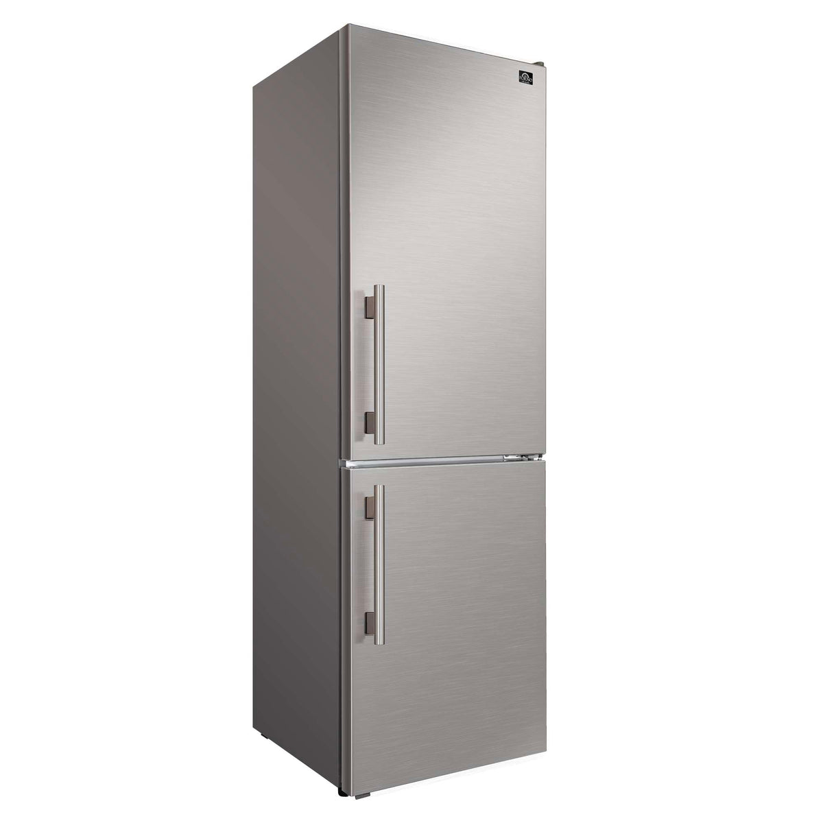 FORNO Custodia 24" Bottom Freezer, 10.3 cf., Right Swing, Total No frost, Stainless Steel handles