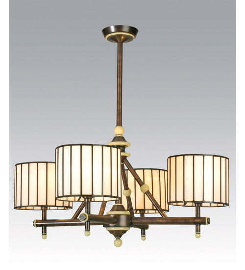 Meyda 30"W Revolution 4 LT Chandelier 81993