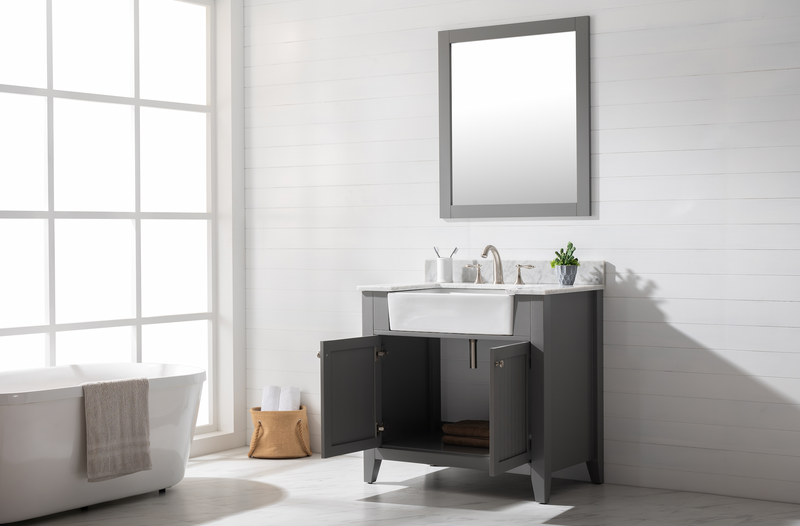 Design Element Burbank 36" Single Vanity - Gray BK-36-GY