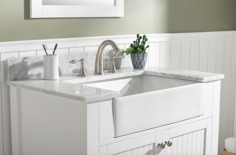 Design Element Burbank 36" Single Vanity - White BK-36-WT