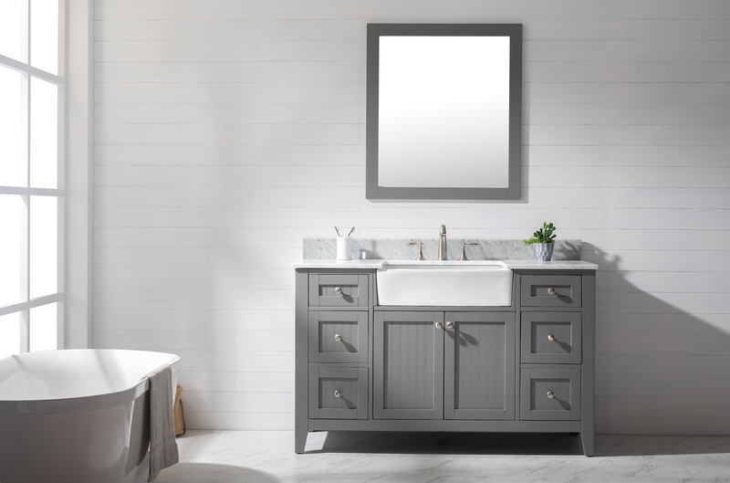 Design Element Burbank 54" Single Vanity - Gray BK-54-GY