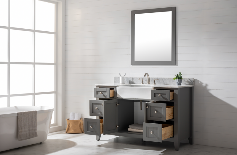 Design Element Burbank 54" Single Vanity - Gray BK-54-GY