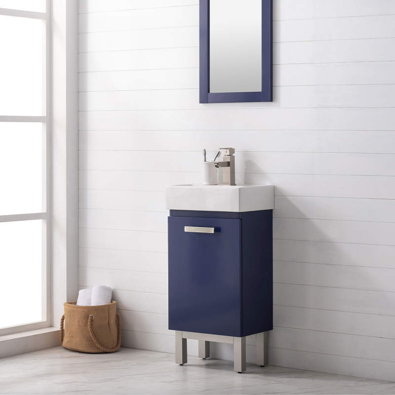 Design Element Stella 16.5" Single Sink - Blue S03-17-BLU