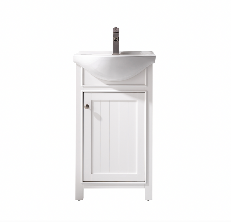 Design Element Marian 20" Single Sink Vanity - White S05-20-WT