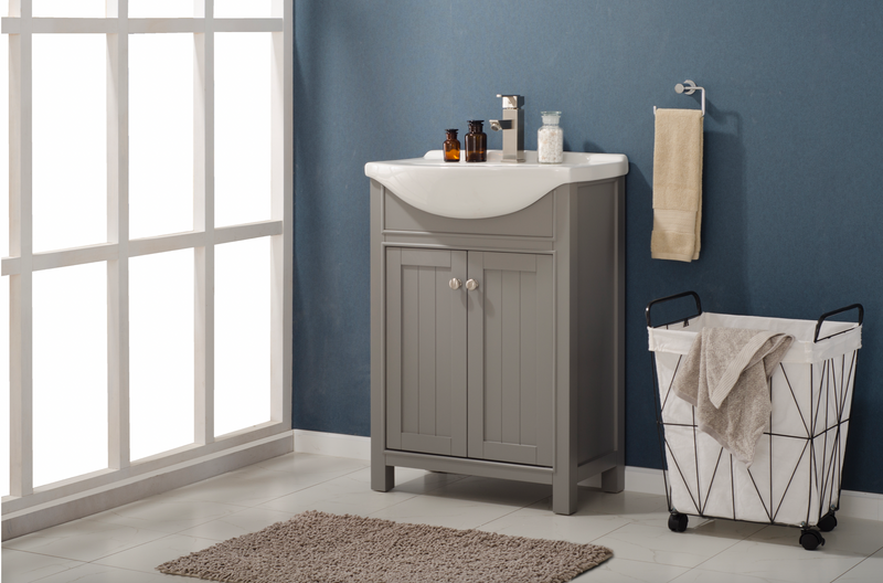 Design Element Marian 24" Single Sink Vanity - Gray S05-24-GY