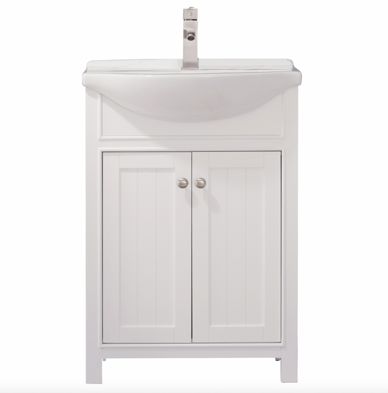 Design Element Marian 24" Single Sink Vanity - White S05-24-WT