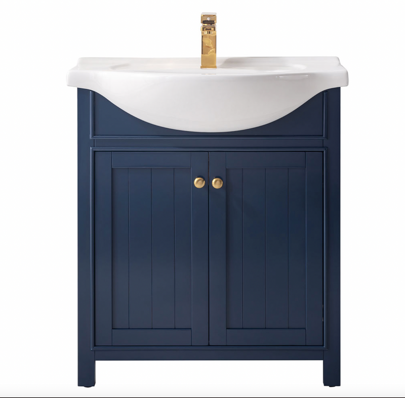 Design Element Marian 30" Single Sink Vanity - Blue S05-30-BLU