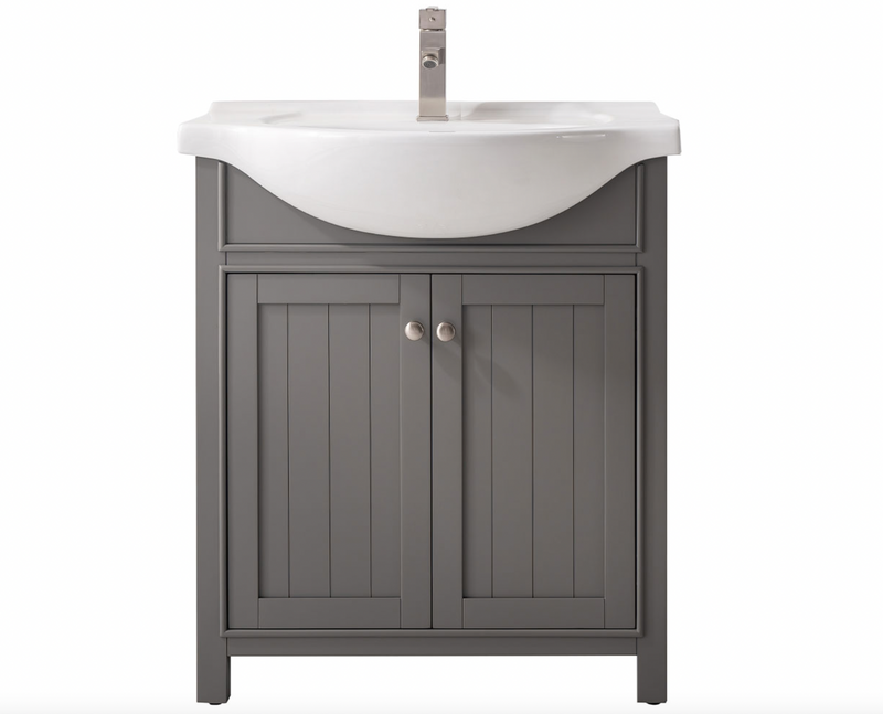 Design Element Marian 30" Single Sink Vanity - Gray S05-30-GY