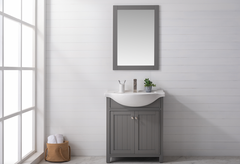 Design Element Marian 30" Single Sink Vanity - Gray S05-30-GY