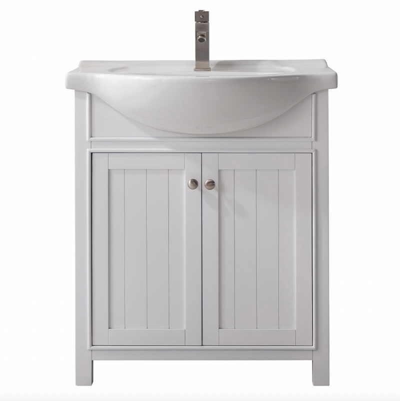 Design Element Marian 30" Single Sink Vanity - White S05-30-WT