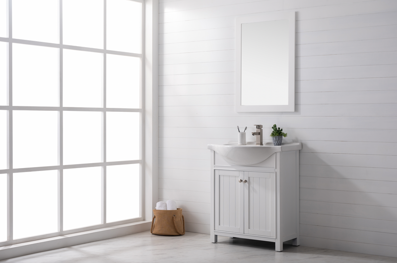 Design Element Marian 30" Single Sink Vanity - White S05-30-WT