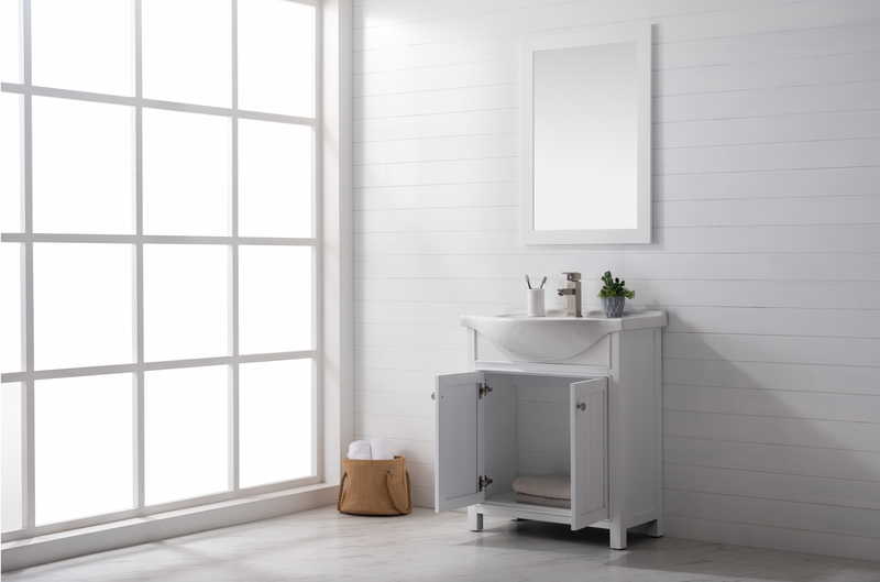 Design Element Marian 30" Single Sink Vanity - White S05-30-WT