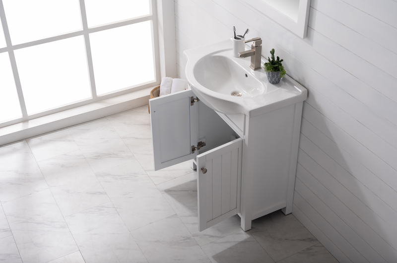 Design Element Marian 30" Single Sink Vanity - White S05-30-WT