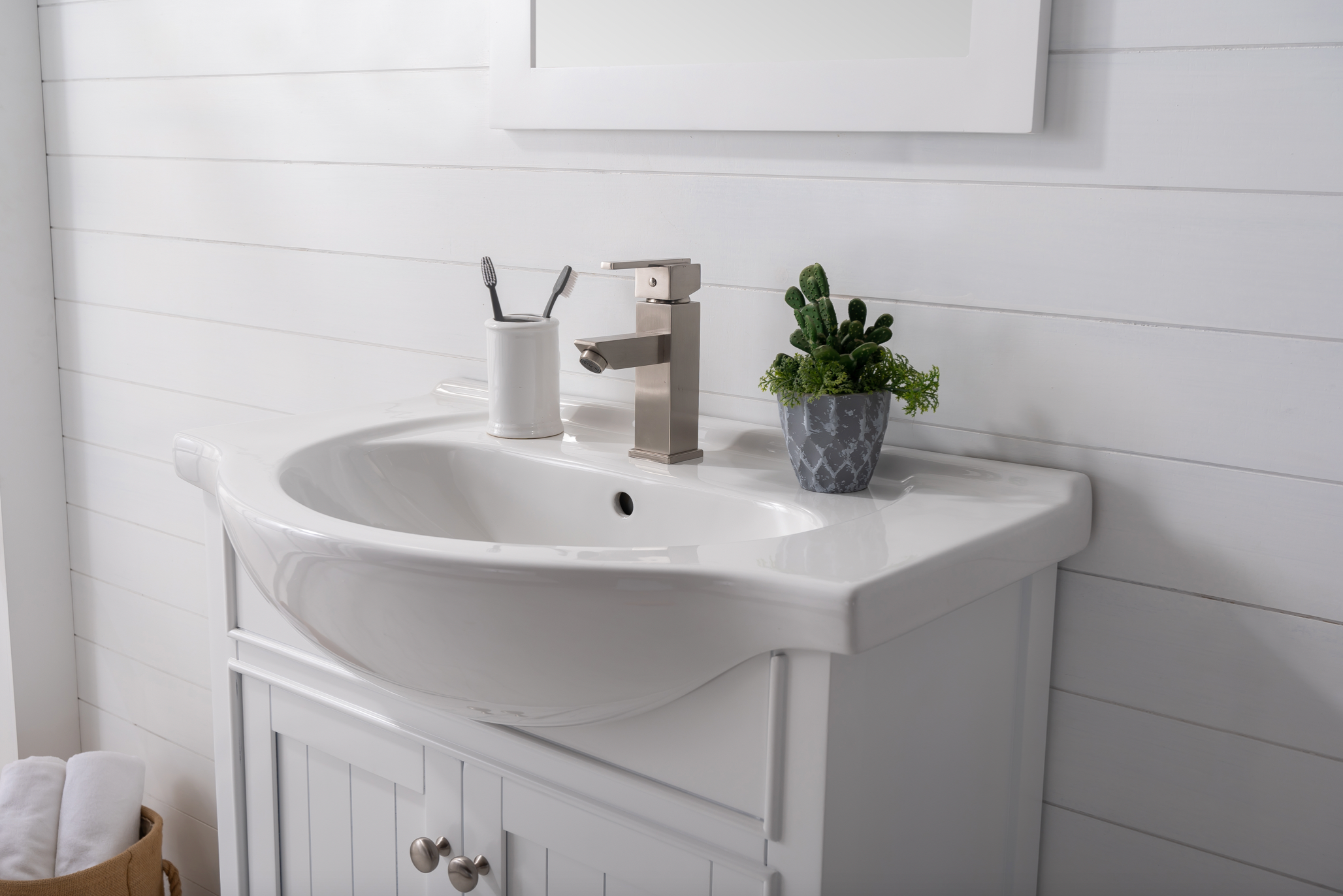 Design Element Marian 30" Single Sink Vanity - White S05-30-WT