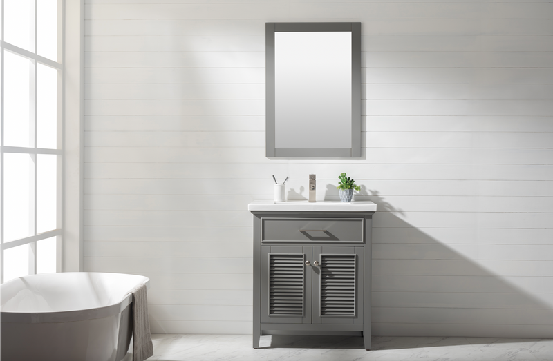 Design Element Cameron 30" Single Sink Vanity - Gray S09-30-GY