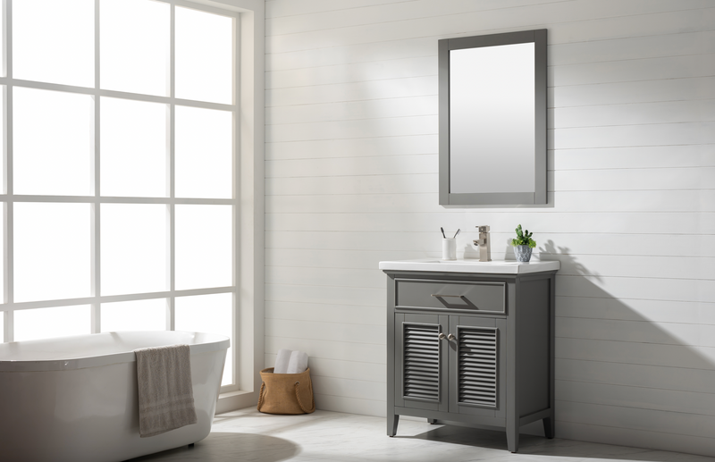 Design Element Cameron 30" Single Sink Vanity - Gray S09-30-GY