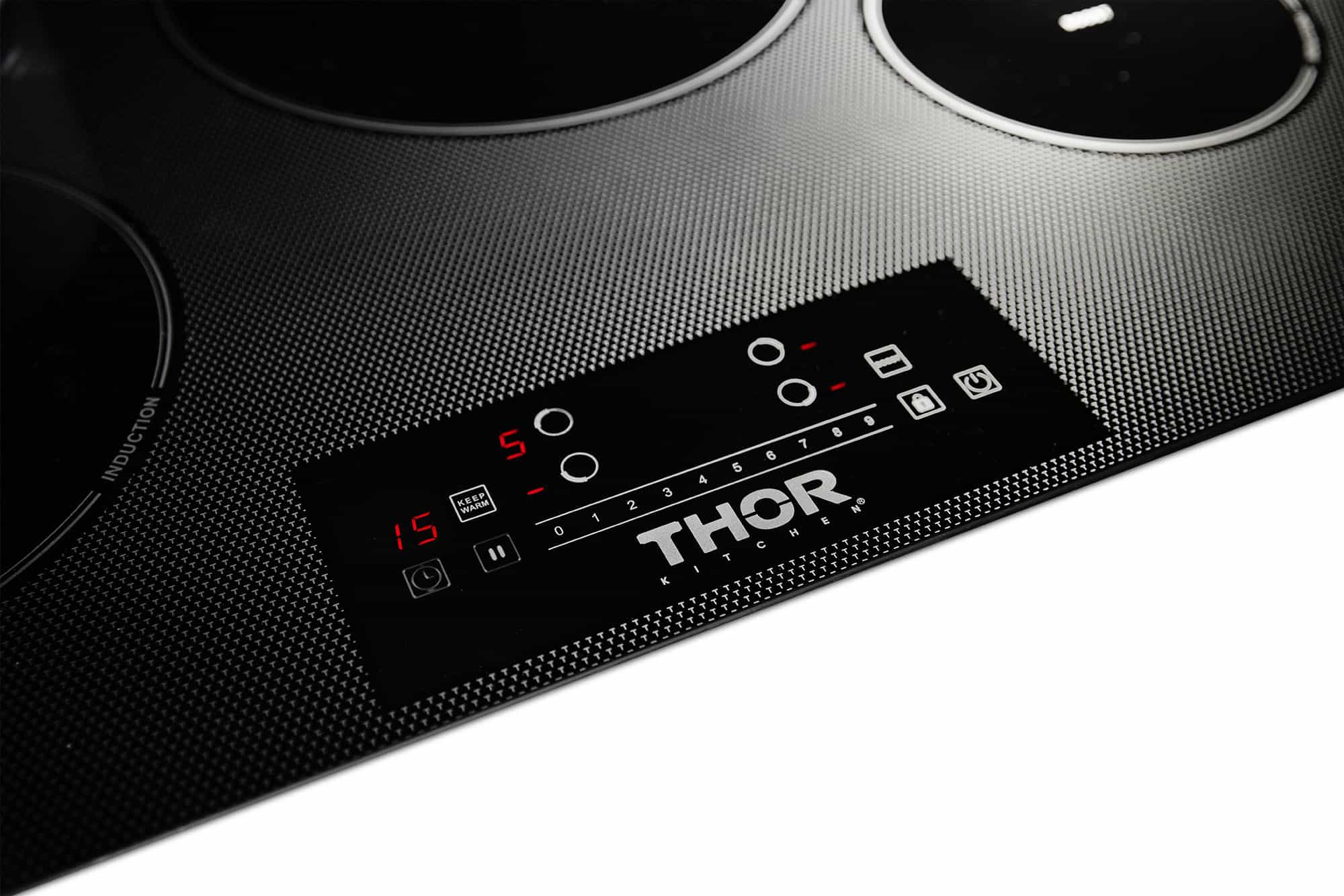 Thor Kitchen 30-Inch Built-In Induction Cooktop with 4 Elements TIH30
