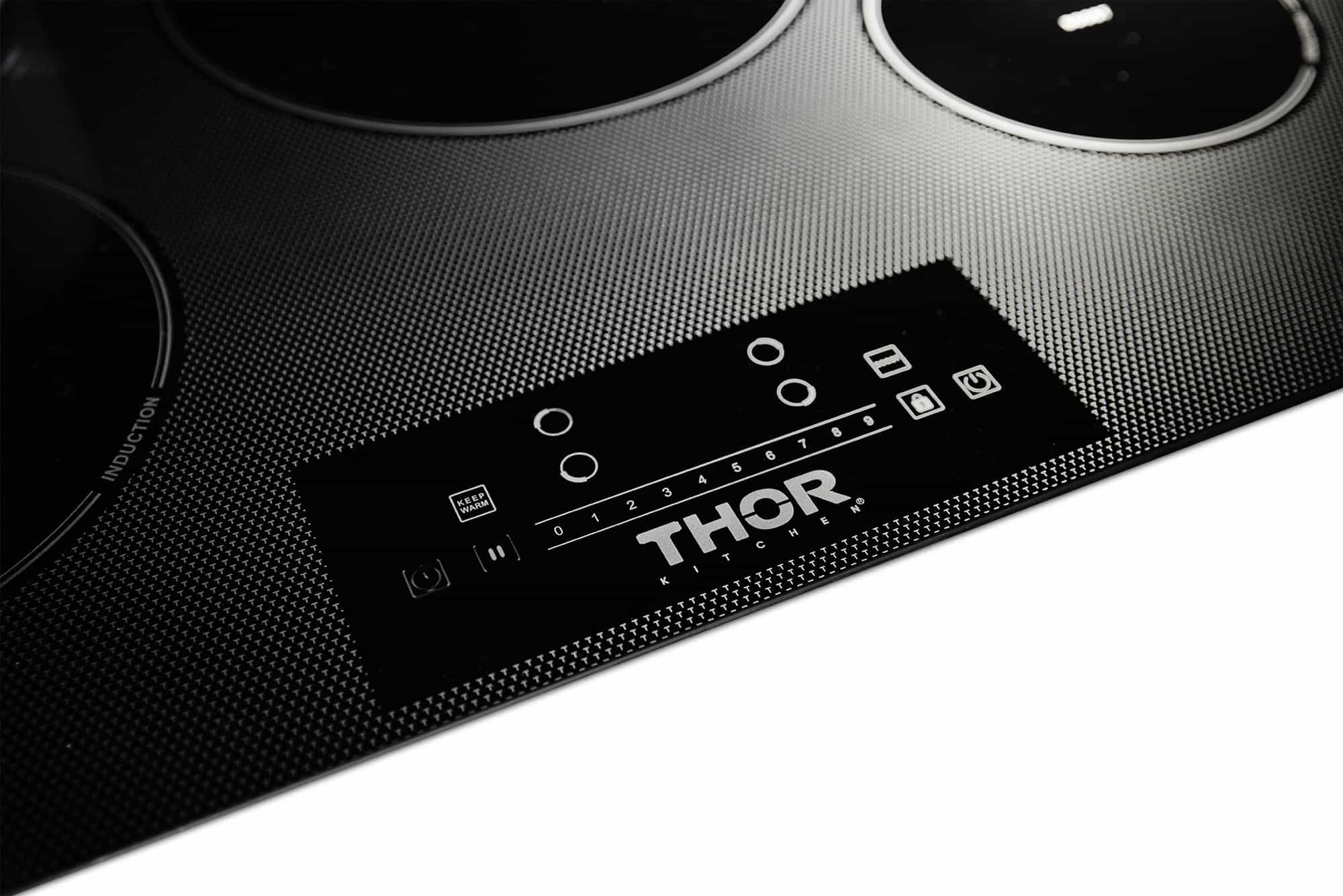 Thor Kitchen 30-Inch Built-In Induction Cooktop with 4 Elements TIH30