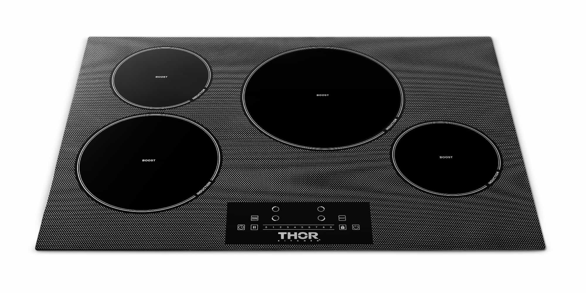 Thor Kitchen 30-Inch Built-In Induction Cooktop with 4 Elements TIH30