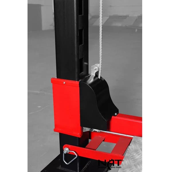 Triumph NOS9000 Car Lift Four Post Manual Locking System for Secure Vehicle Positioning