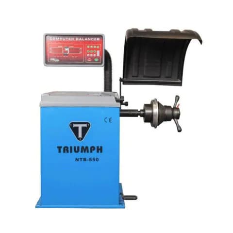 Triumph NTB-550 Wheel Balancer with Foot Pedal and Digital Display for Precise Tire Balancing