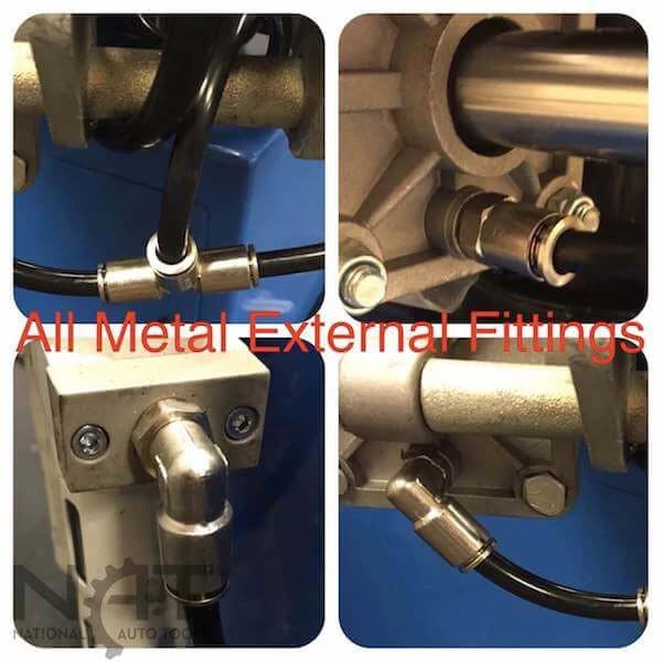 Triumph NTC-950 Tire Changer Metal Fittings Close-Up