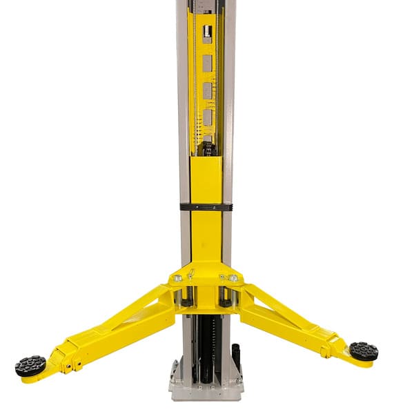 Triumph NTO-10A Two Post Auto Lift Lifting Arms Close-Up
